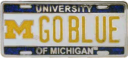 University of Michigan - GO BLUE Pin
