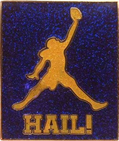 University Football 'HAIL' Pin